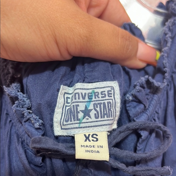 Converse One Star Tie Dye Blue Ombre Sleeveless. Size XS - Picture 5 of 9